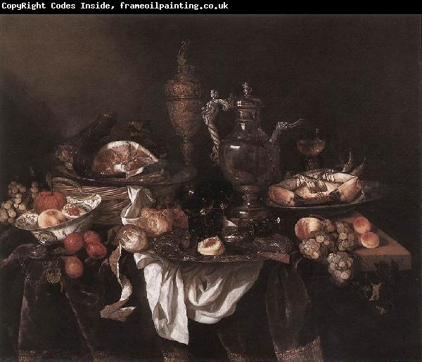 BEYEREN, Abraham van Banquet Still-Life gf